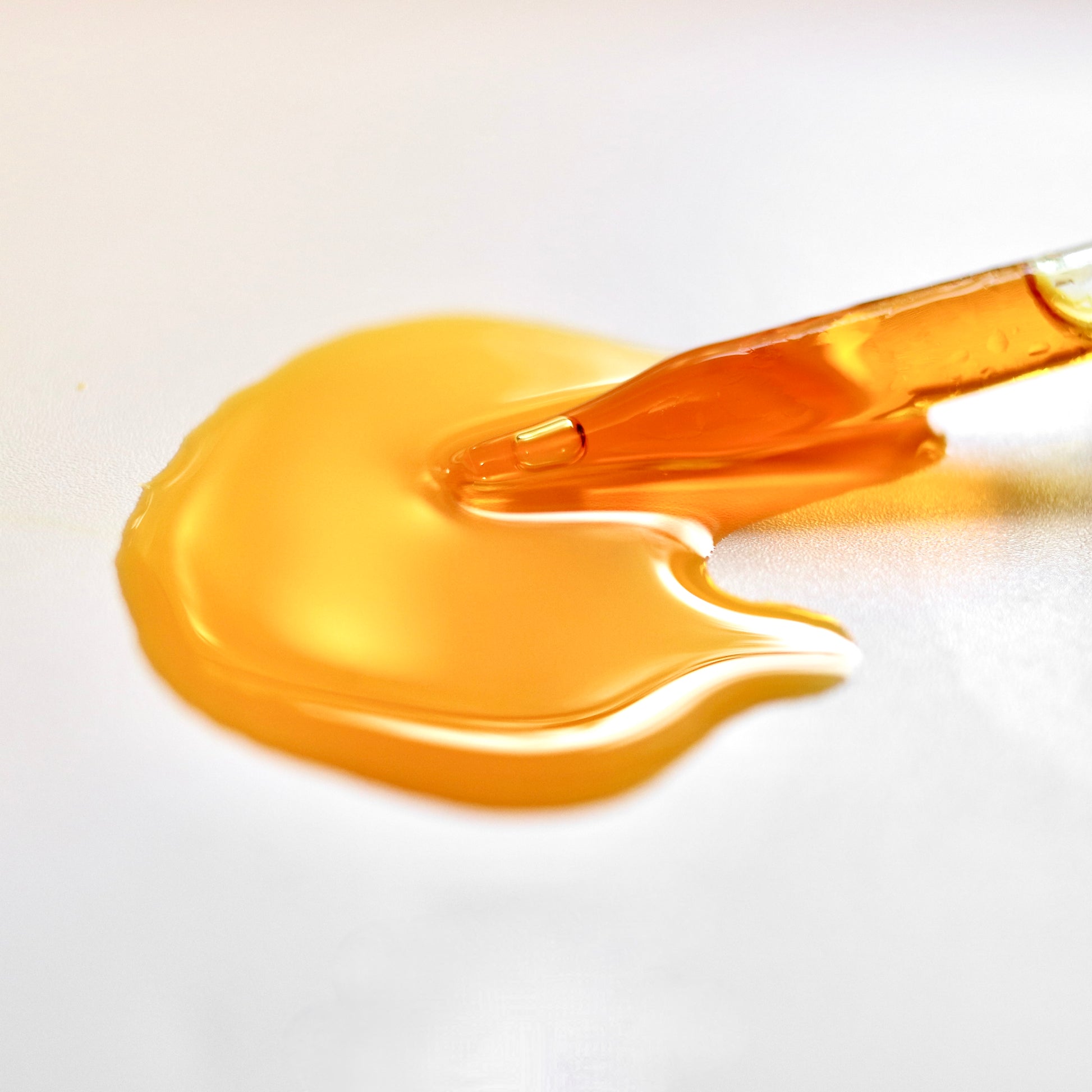 Close up of vitamin C eye serum