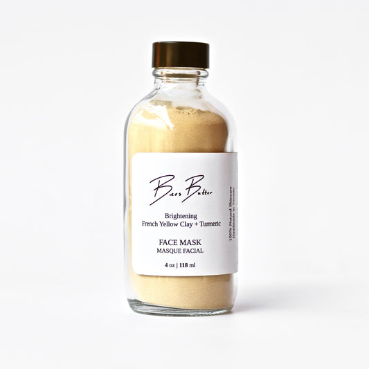french yellow clay face mask