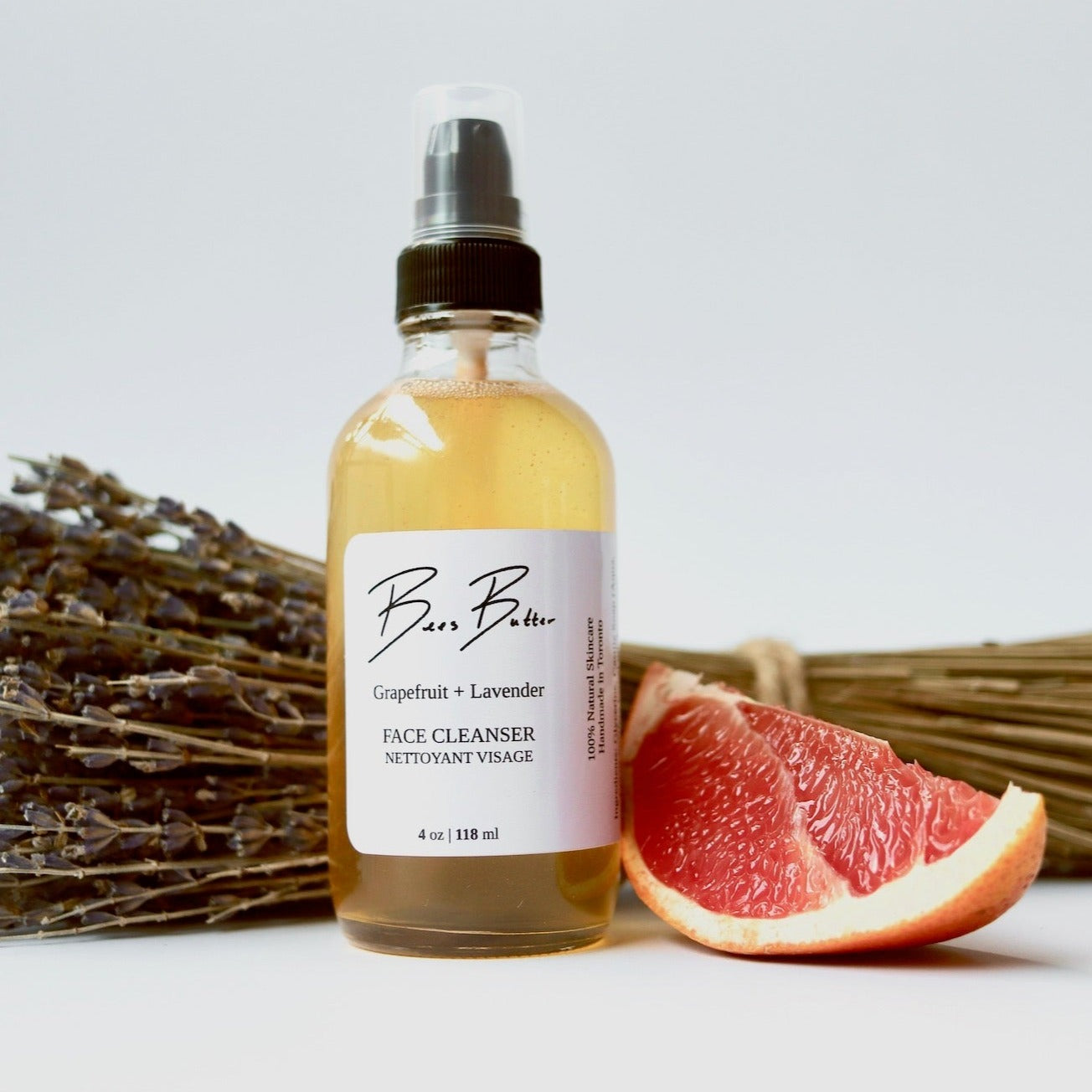 grapefruit lavender face cleanser