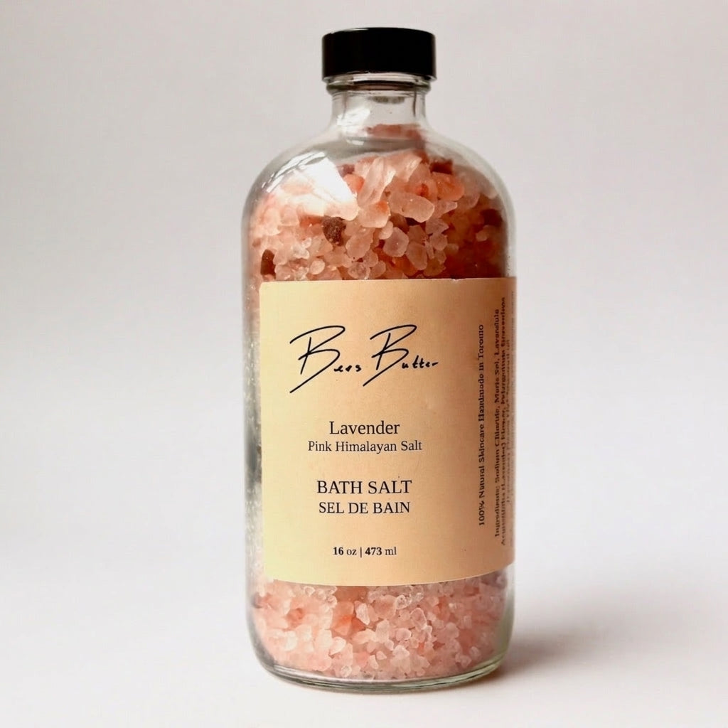 Pink Himalayan bath salts