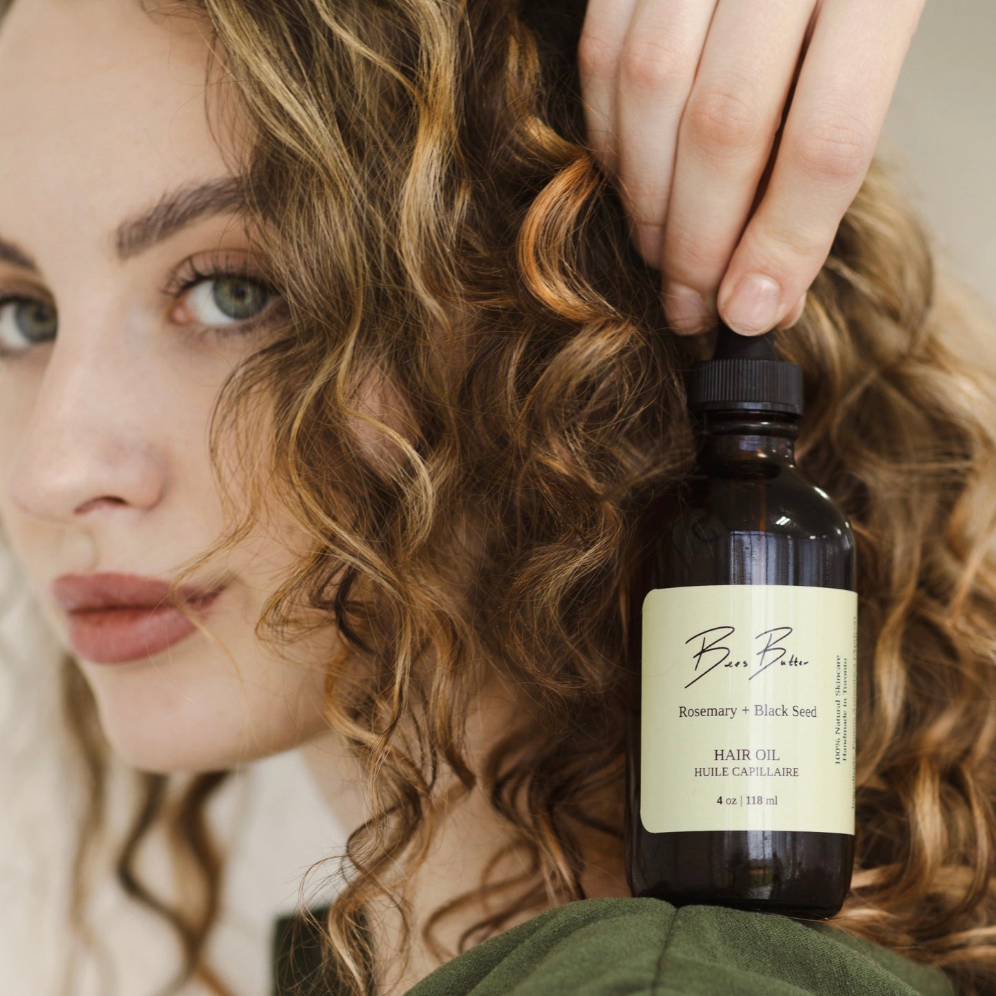 Hair oil for curly hair