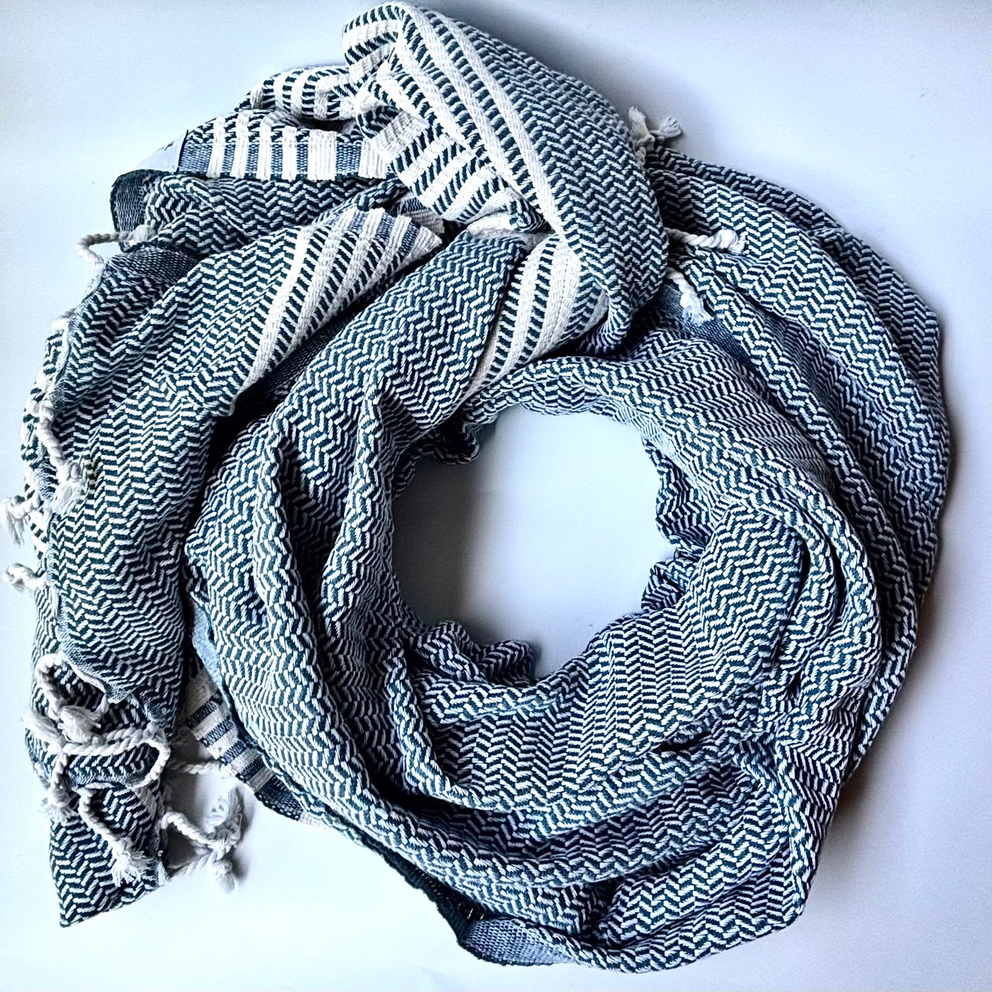 Navy Hasir Turkish Towel