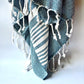 Navy Hasir Turkish Towel