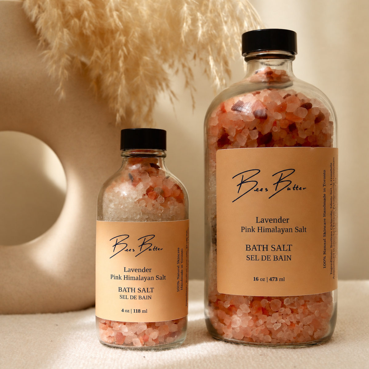 Big and mini bath salts 